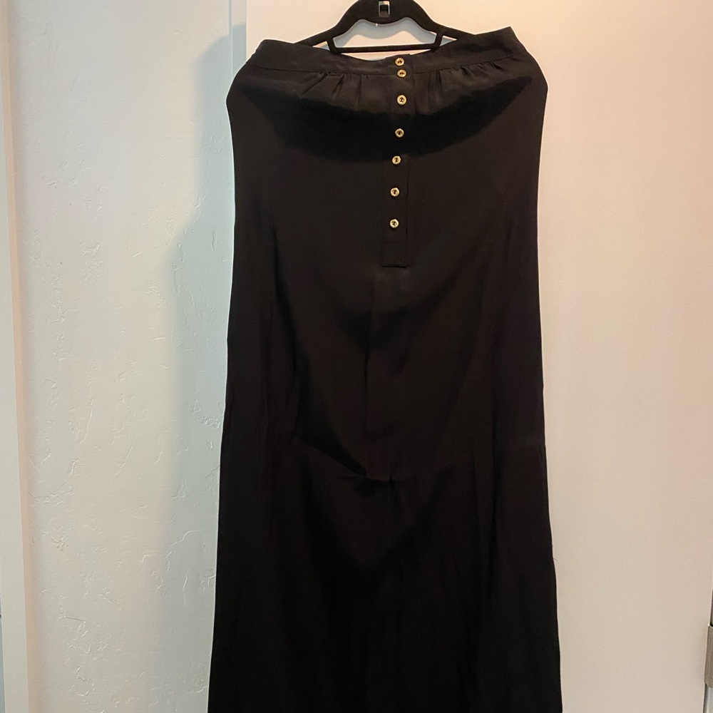 Twelfth Street By Cynthia Vincent for Barneys Co Op- strapless silk black dress